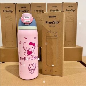 Owala Hello Kitty Pink Water Bottle